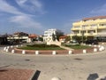 Statue Franjo TuÃâman in port PakoÃÂ¡tane